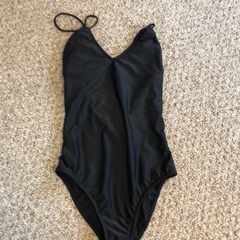 Black One Piece Swimsuit